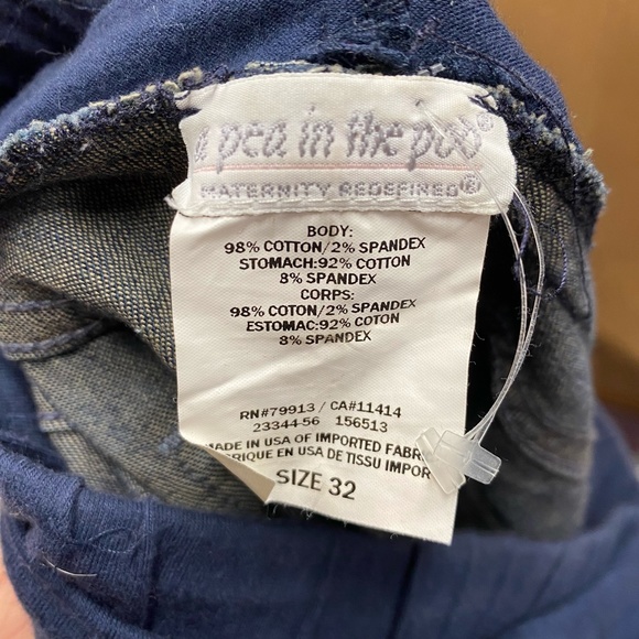 7 For All Mankind Maternity Jeans A Pea in the Pod - Picture 6 of 7